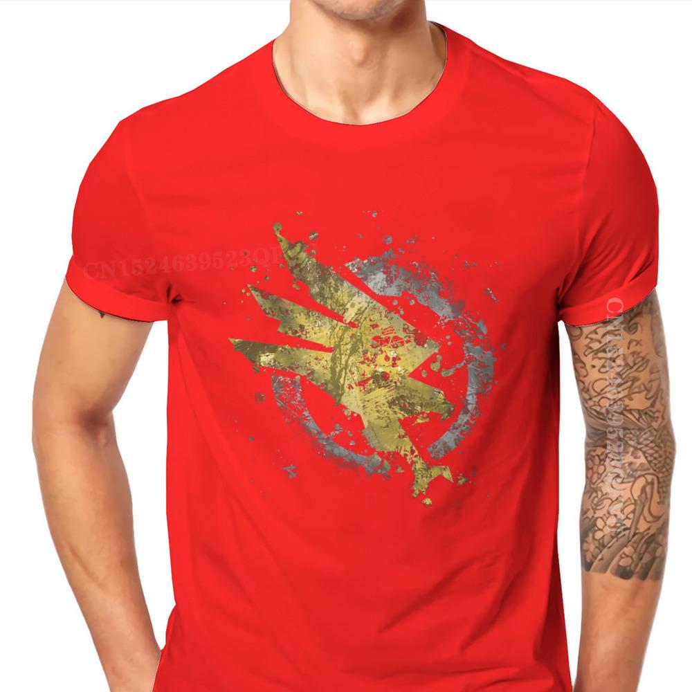 Mass Effect Game Command And Conquer GDI Splatter Tshirts Graphic Men Classic Goth Camisas Men Clothes Cotton Harajuku T Shirt