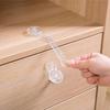 3-20Pcs Child Safety Lock Transparent Anti-Opening Multi-Functional Soft Strap Safety Lock Anti Pinch Safety Protection Buckle