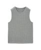 BIG UNION Loose Fit Ribbed Sleeveless (Gray)