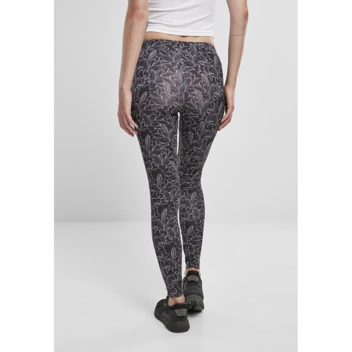 Legging femme Urban Classics aop - noir marbré