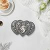 Antique Belt Buckle with Engravings Floral Replacement Buckle for Girlfriend Belt Buckle Engravings for Unisex