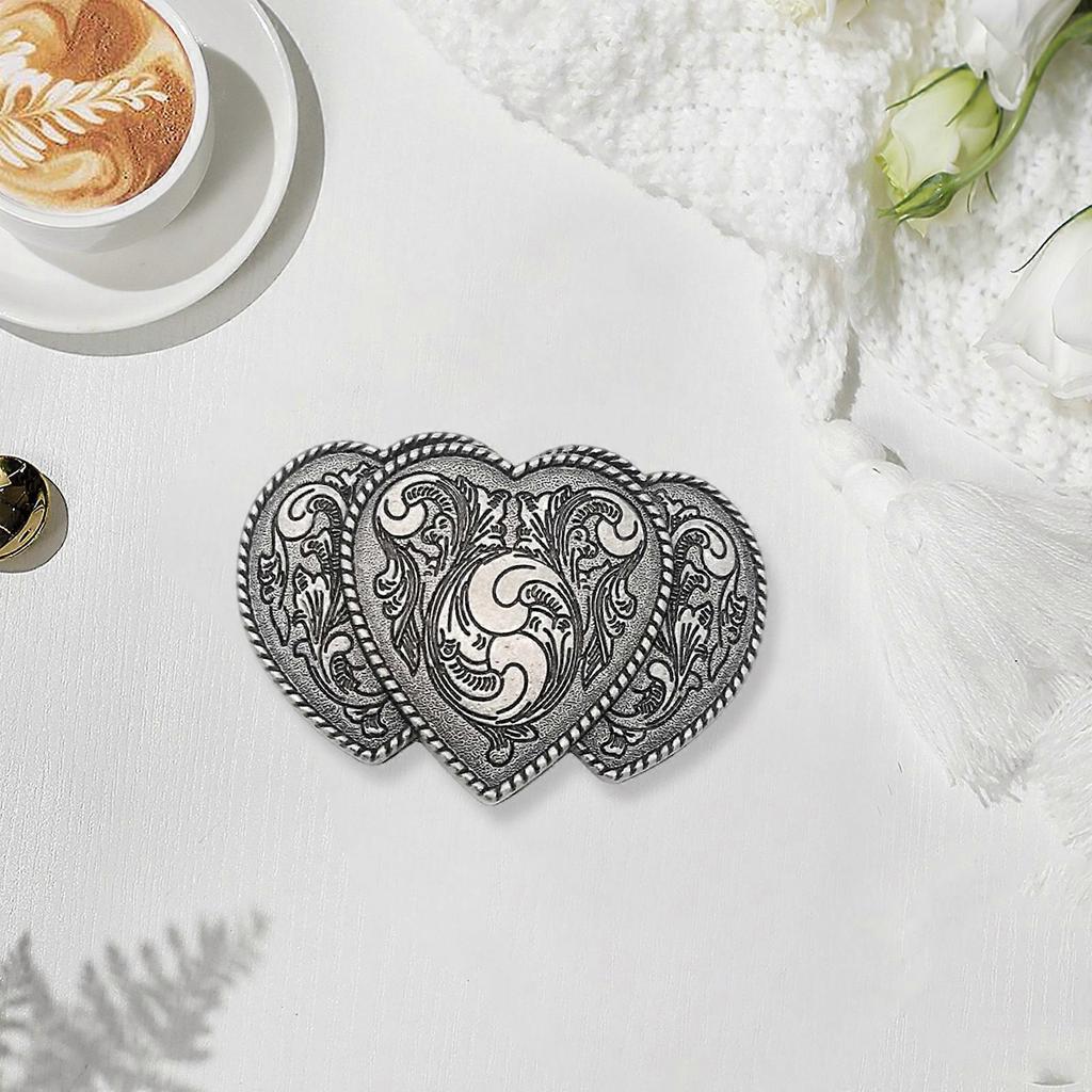 Antique Belt Buckle with Engravings Floral Replacement Buckle for Girlfriend Belt Buckle Engravings for Unisex