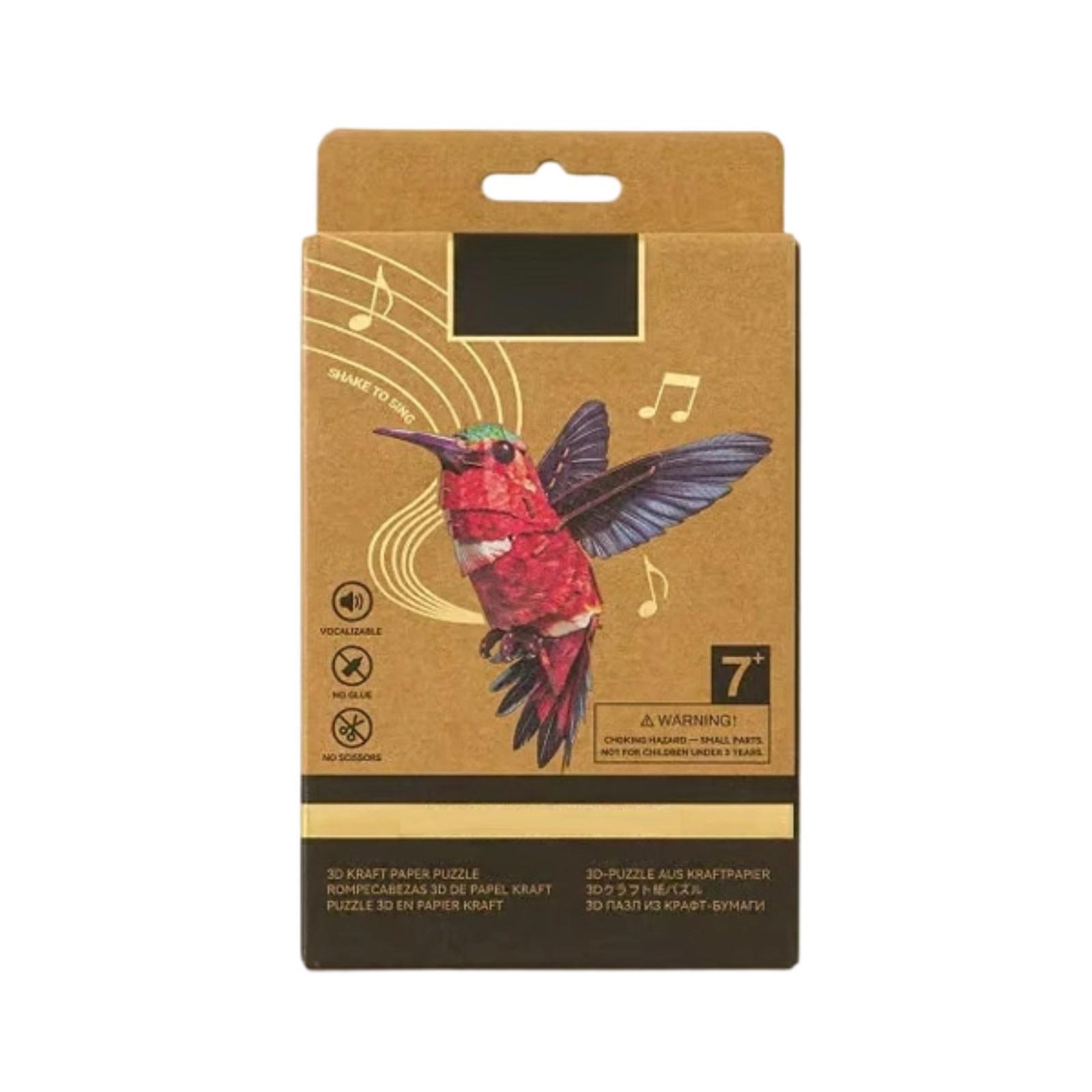 

Bird Assembly Kit - DIY Cardboard Model Building Set, 3D Puzzle Craft For Kids & Adults One Size