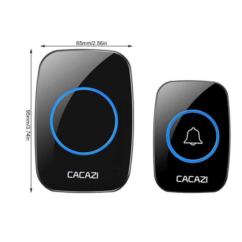 XXJJ A10 Waterproof Home Wireless Doorbell Smart Led Light Calling Bell