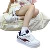 Ins high-value shoes children's original mandarin duck letter bread shoes couple's retro heightening board shoes tide