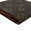 LOUIS VUITTON M60905 Vintage Bifold Wallet, Billfold, Card Case, Pass Case Monogram Monogram Portovie Cult Bleu Bill Compartment Brown Monogram Used