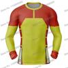 Invincible 2 Rash Guard Diving T-Shirt Pants BJJ Boxing MMA Swimwear Men Summer Long Sleeve Surf Clothing Women GYM Tops Sports