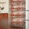 Kitchen Storage Shelf Modern Sliding Racks Corner Organization Rack Multifunctional Shelves Organizers Kitchens Accessories