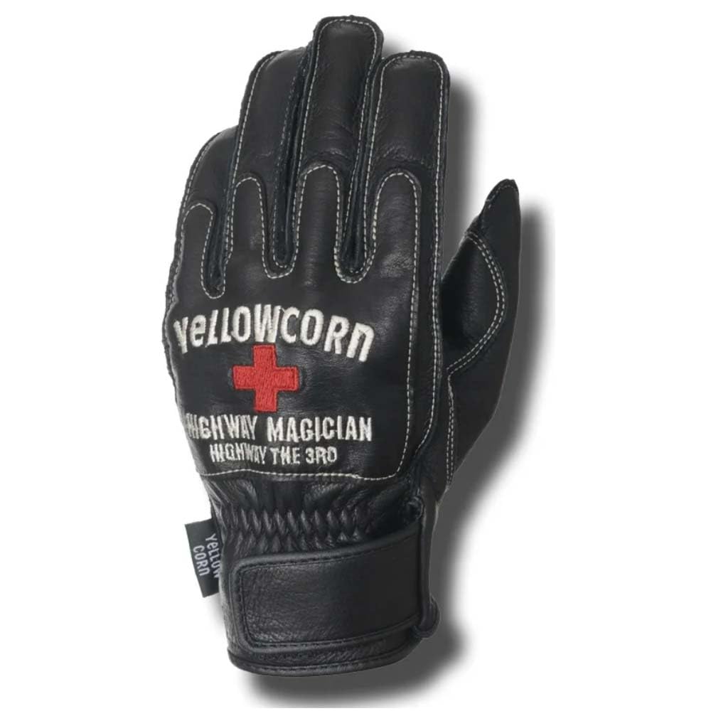 

Leather Gloves BK 3L [Yellow Corn] G-2002 чёрный
