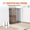Baby Gate, 29.5"-39" Extra Wide, 30" High, Dog Gate for Stairs Doorways and House, Easy Step Walk Thru Auto Close Child Gate Pet Security Gate with