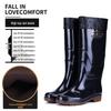 Aoteta Men's High-Tube Rain Boots