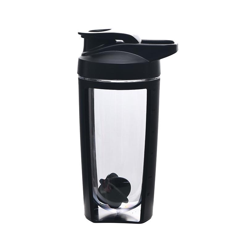 Portable Double-Layer Fitness Shaker Cup for Smoothies & Protein - Ideal Sports Gift for Men & Women, with Scale