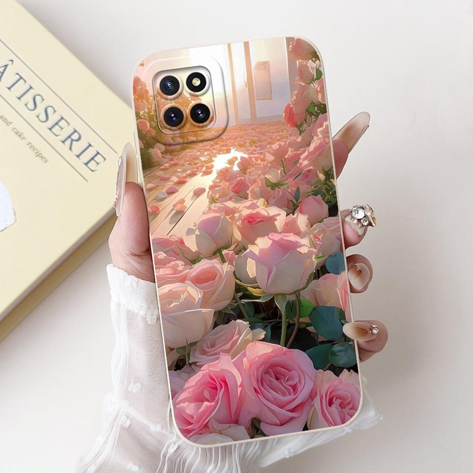 For Samsung Galaxy Note 10 Lite A81 Lens Protective Phone Case On Samsung Note 10lite SM-N770F Lovely Pattern Soft Silicon Cases
