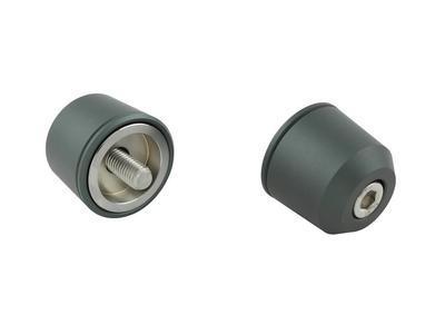 POSH 032579-29 Lenkerendgewicht Mittelgewicht für Kawasaki M8 Mattgrau Lenkerendkappe