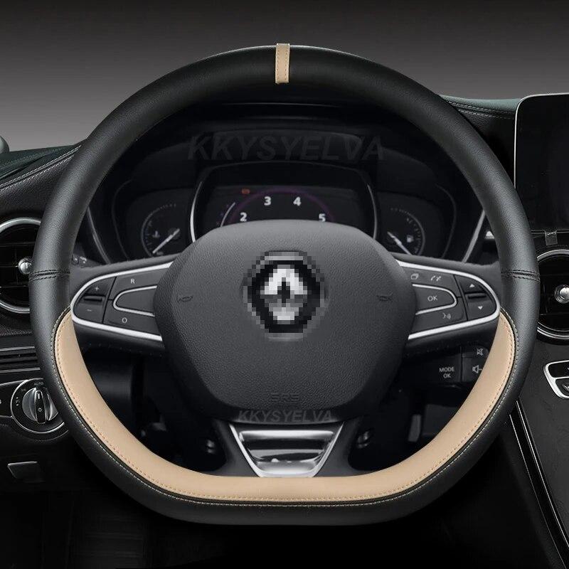 Car Steering Wheel Cover For Scenic Clio Laguna 2 3 4 5 Kangoo Fluence Megane Trafic Talisman Twingo Kaptur Accessories