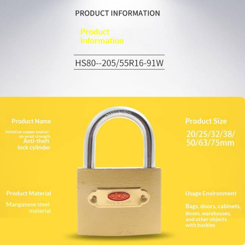 Waterproof Student Locker Padlocks 20/25/32mm Durable Anti-Rust Lock for School Gym Home Cabinet