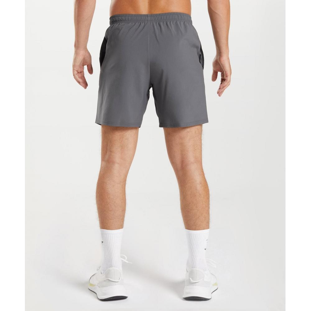 Gymshark Arrival 7  Shorts Silhouette Grey A2a1l Gbp4