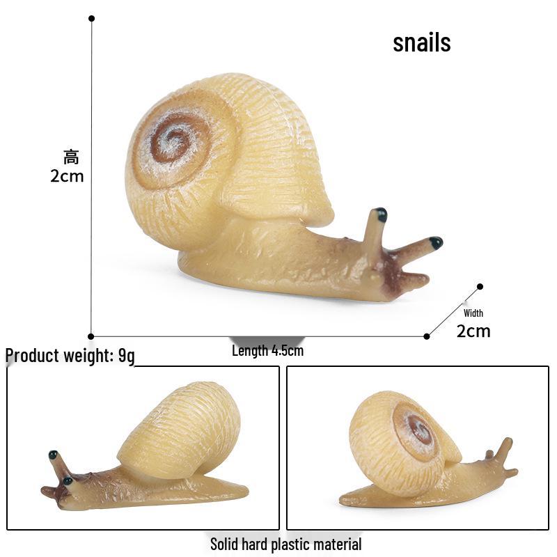 Kids' Educational Snail Garden Models & Miniature Landscape Ornaments