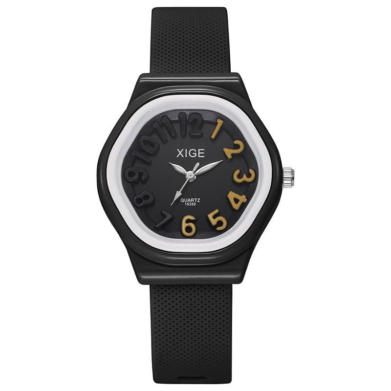 Ladies Watch Candy Color Silicone Watch Student Dopamine Color Matching Quartz Watch