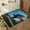 Singer Beabadoobee Music Floor Mat Soft Thickened Absorbent Non-Slip Bedroom Living Room Door Mat Home Decor Flannel Rugs