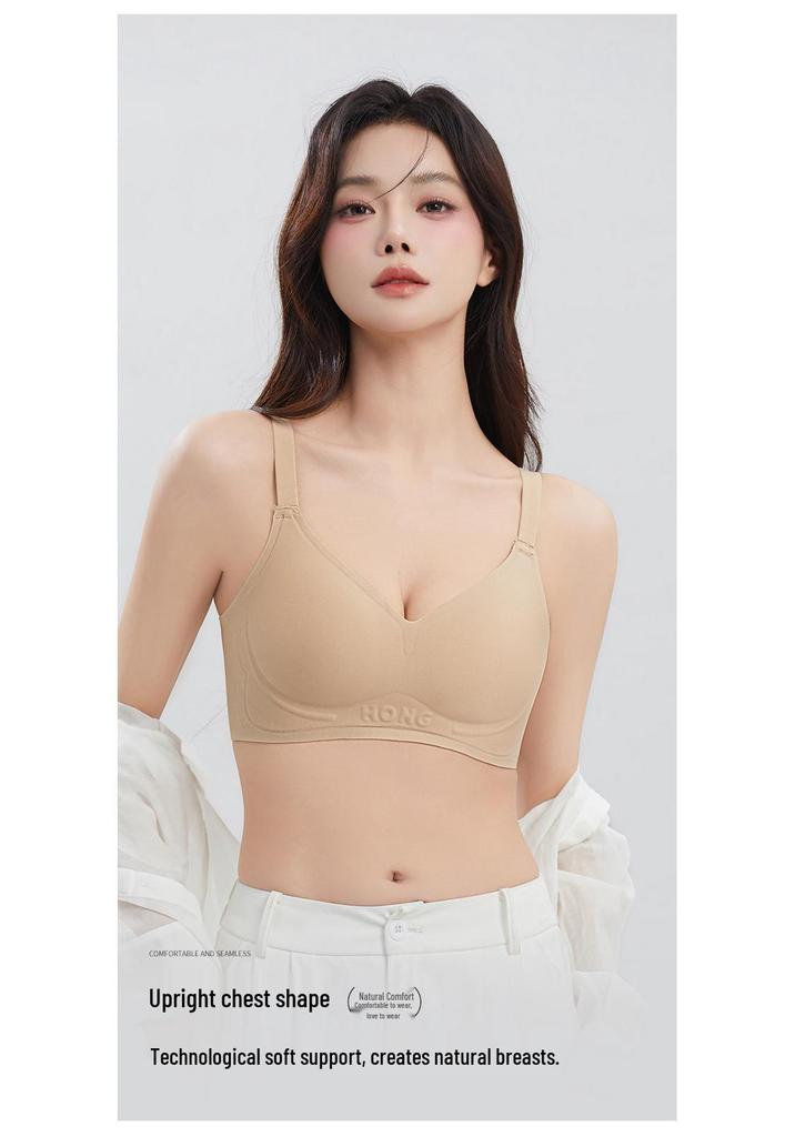 Seamless Women's Anti-Sag Jelly Bra: High-Quality, Adjustable, Lightweight for Small Chest