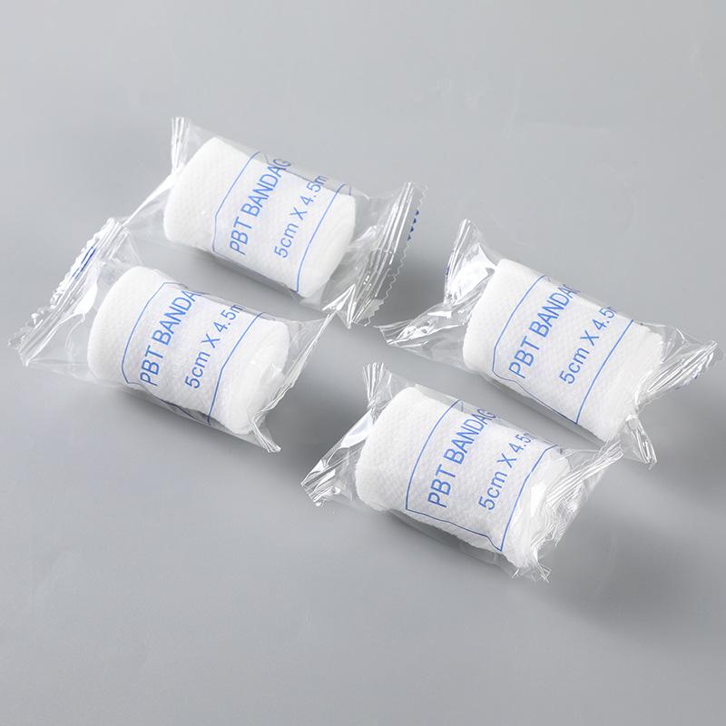 6 Rolls 5Cmx4.5M Pbt Elastic Bandage First Aid Kit Gauze Roll Medical Bandage