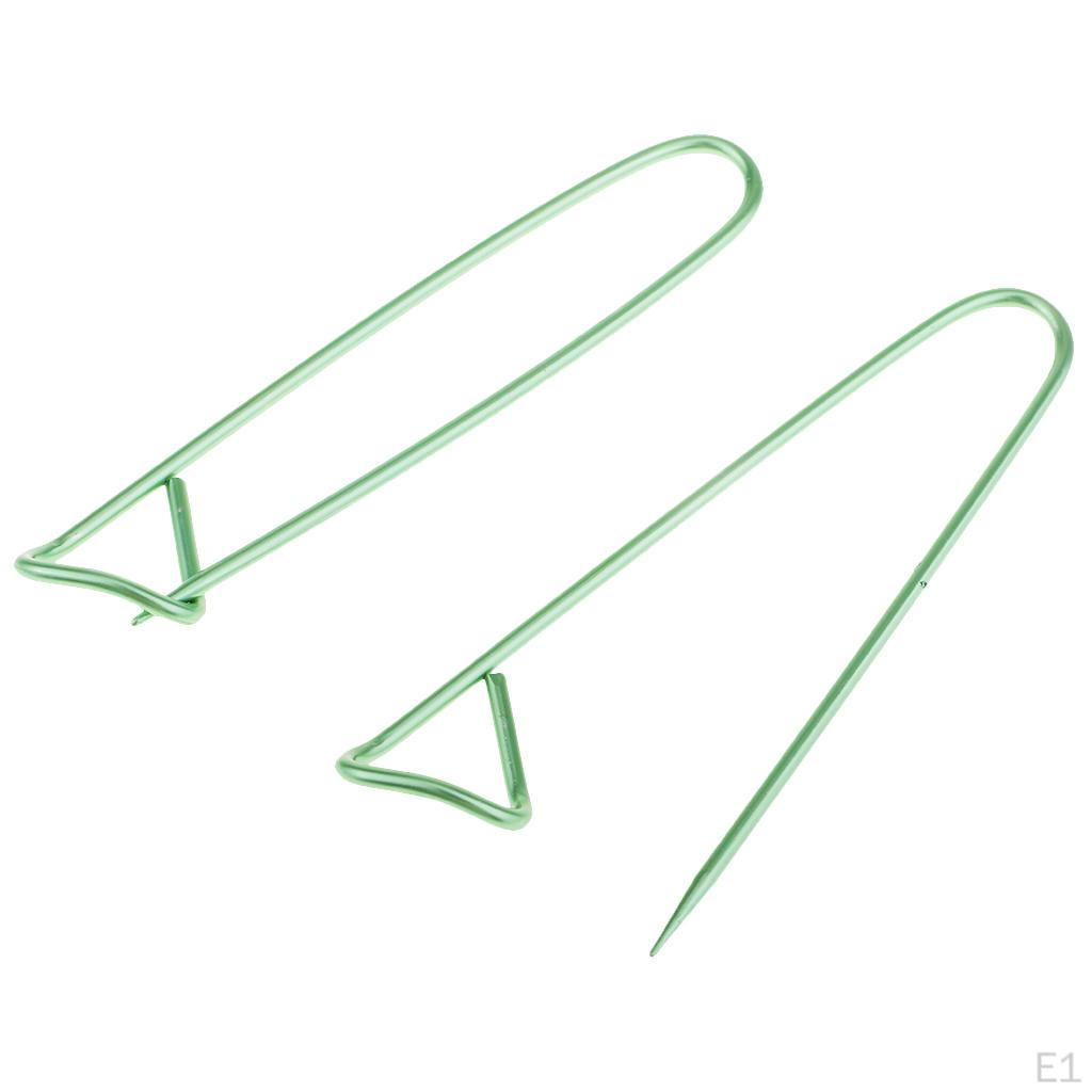 6Pcs Stitch Holders Large Locking Safety Pins for Crochet Knitting Sewing , Small