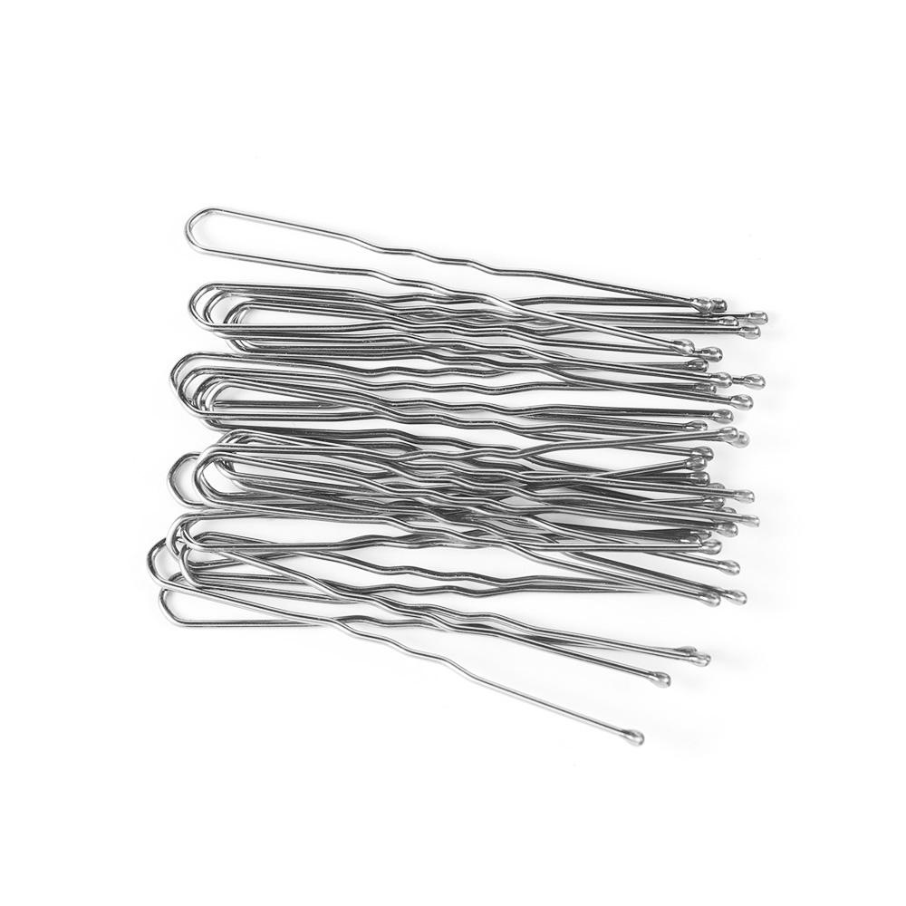 20Pcs Gold Alloy Gifts Waved Hair Pins Barrette Hairclips U-shaped