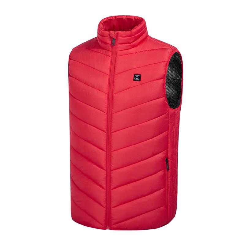 Unisex Smart 9-Zone Heated Vest with Full-Body Temperature Control