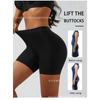 Cross-border Mid-waist Flat-angle Seamless Body Sculpting Four-corner Safety Pants, Abdomen Closure, European and American Waist Lift, Postpartum Body