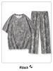 M-9XL Herren Trendiges Lockeres Sommerjacke & Weite Hosen 2-teiliges Set