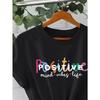 European sizes Letter Print Casual Women'S Summer Clothing, New Short-Sleeve T-Shirt for Spring And Summer