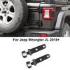 Mattschwarze Heckklappentürscharnier-Blendenabdeckung für Jeep Wrangler JL 2018+