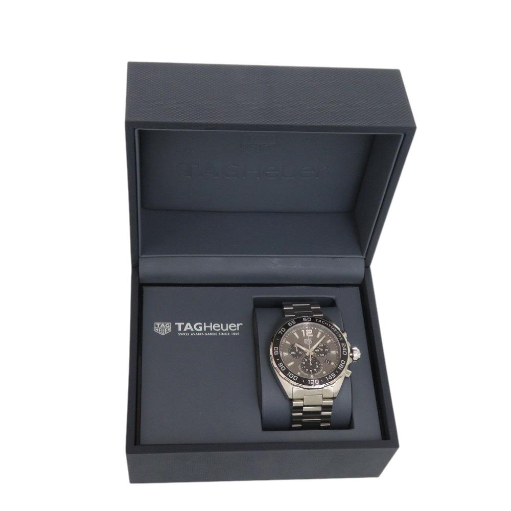 Used AUTHENTIC TAG HEUER CAZ1011 Formula 1 Gray Silver SS Ceramic Quartz Wristwatch