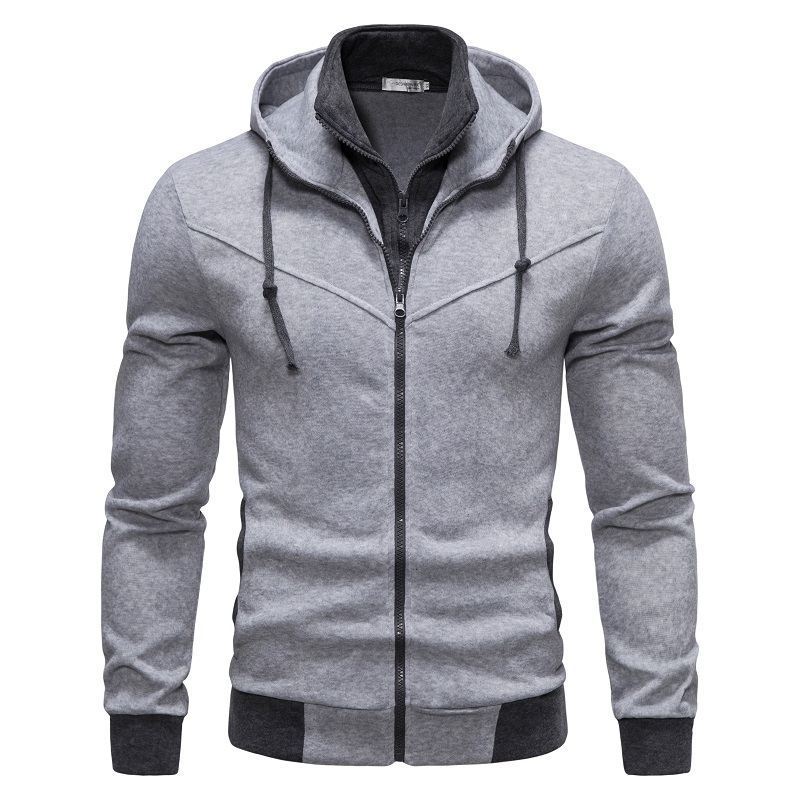 Hoodies Men Long Sleeve Casual Jacket Sweatshirt Cotton Coat Hoody Tops