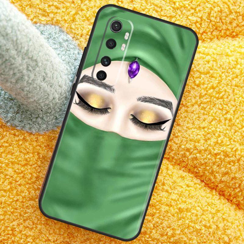 Muslim Islamic Girls Arabic Hijab Case For Xiaomi 15T 14T 13T 14 15 Ultra 17 Pro Max Cover For POCO F8 F7 F5 F6 X5 X6 X7 Pro