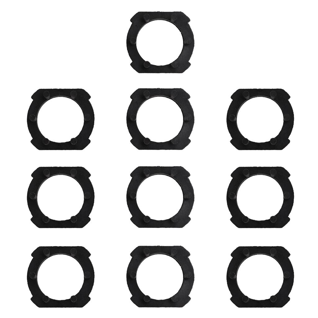 10Pcs Headlight Bulb Base Easy Installation Corrosion Resistant Headlight Base Adapter for Home