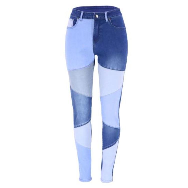 Slim Fit High Waist Women Jeans Casual Denim Trousers Tight Daily Life Wear