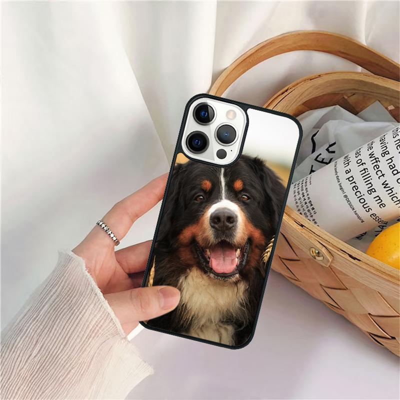 Bernese Mountain Dog Phone Case For iPhone 17 Air 16 15 14 11 12 13 Pro  MAX Plus coque Cover Shell