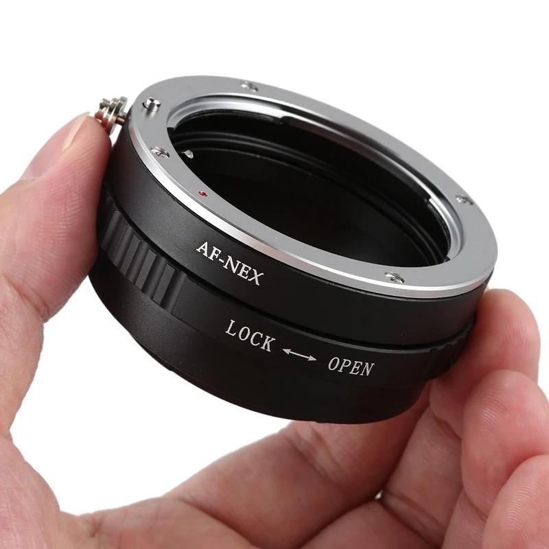 Lens Mount Adapter Ring Af-nex For Sony A / Minolta Ma Mount Dslr Lenses To Sony E-mount Mirrorless Cameras Nex, A6000, A7, A9, A1 - Af -aperture Cont