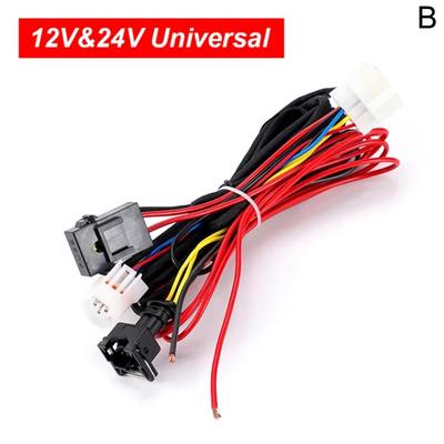 12V 24V Air Diesel Heater Wiring Harness Cable Adapter Round Triangle For Webasto Eberspacher Diesel Air Parking Heater Harness