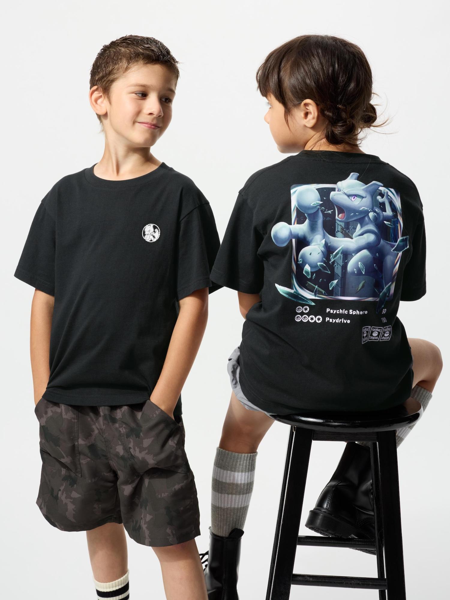 

Uniqlo Kids Pok Mon Card UT GrapHic T sHorT Sleeve H