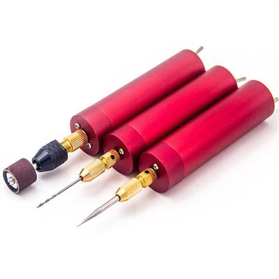 Diy Micro Electric Aluminum Portable Handheld Drill Set Twist Drill Bits Rotary Tools Kit Resin Casting Jewelry Making