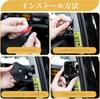 Zhihu Side Auxiliary Mirrors for Adjustable Convex Door Mirrors for Diagonal Rearview Eliminate Blind Tape Attachment for Safe Driving and Accident