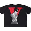 Big V Letter Shirts,Men's Graphic Print T- Shirt Hip Hop Tee,Crew Neck Tee Tops For Men Women