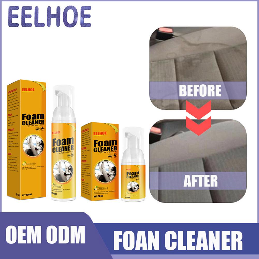 30ml Multi-purpose Foam Cleaner Spray Foam Cleaning Leather Car Dashboard Cleaner Stain Removal Maintenance Wash Car Accessories
