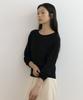 Lingseoul Linen Raglan Knit-Black
