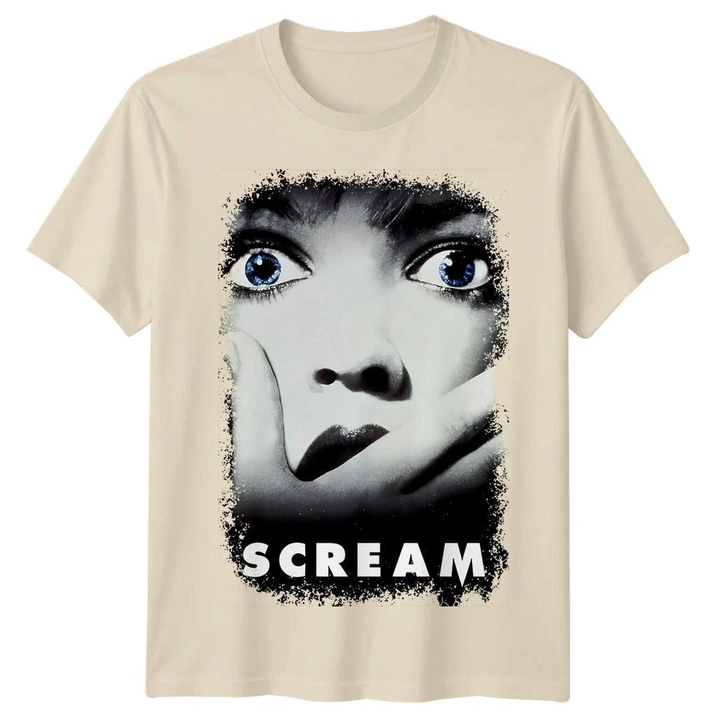 Movie Poster Inspiration for "Scream" (1996) Men's T-shirt All Season Unisex Pure Cotton Casual Fashion Street Wear