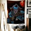 Creepy Clown Tapestry Spooky Room Tapestry Background Cloth Fashion Print Atmospheric Background Cloth Wall Decoration Christmas Gift