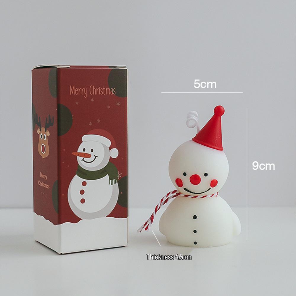 

Подарочная коробка для свечи в виде снеговика в форме оленя - Рождественский сувенир для вечеринки и украшение